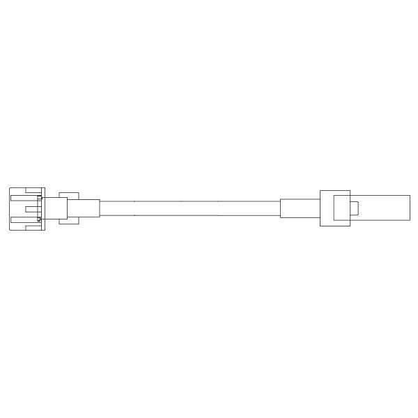 Baxter™ Straight-Type Extension Set, Standard Bore, Fixed Collar, 34"