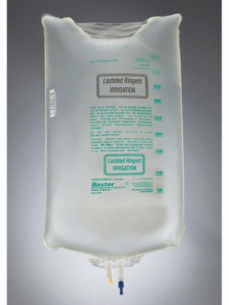 Baxter™ Lactated Ringer's Irrigation, 5000 mL ARTHROMATIC Plastic Container