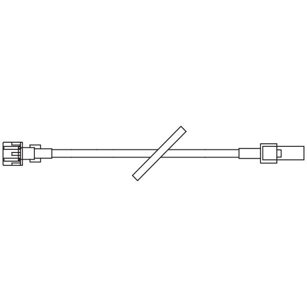Baxter™ Straight-Type Extension Set, High Flow Rate Microbore, 36" (91 cm)