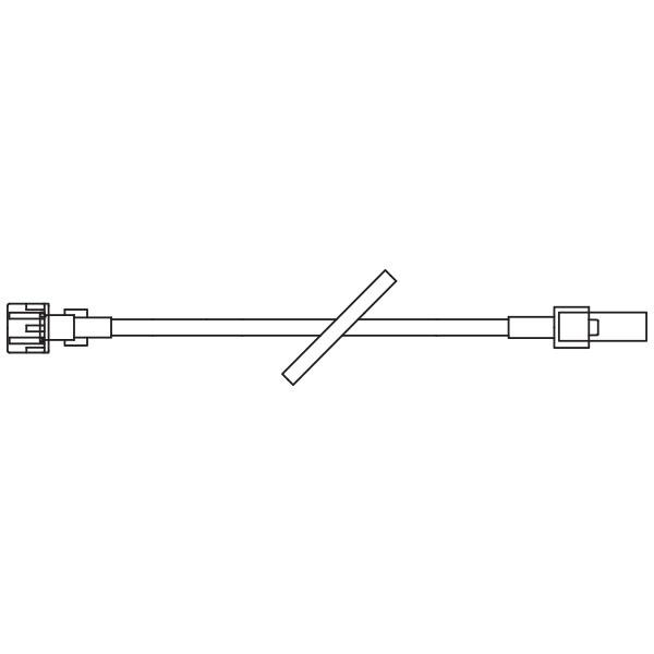 Baxter™ Straight-Type Extension Set, High Flow Rate Microbore, 60" (1.5 m)