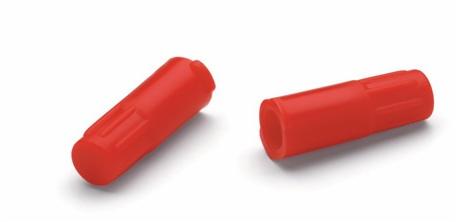 Baxter™ Luer Lock Tip Cap, Red, Packaged Individually. Sterile (RX)