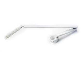 Post mount tele-arm/Hanger assembly for Classic100/101