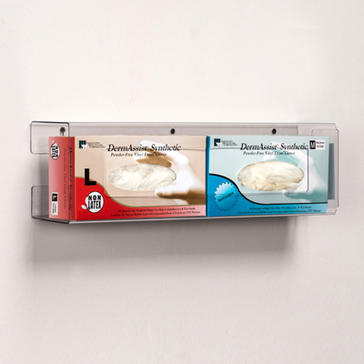 Double, Slim, Clear PETG, Glove Box Holder