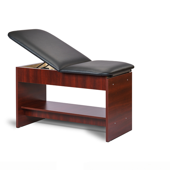 Panel Leg Series, Space Saver, Exam Table with Shelf