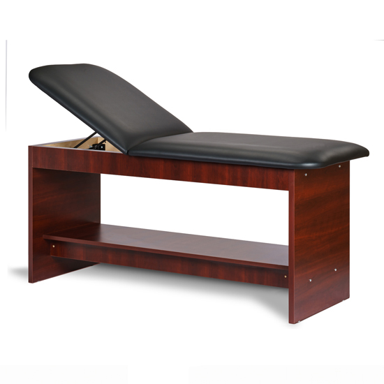 Panel Leg Series, Treatment Table with Full Shelf