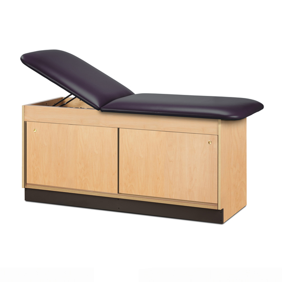 Clinton, Cabinet Style Treatment Table, 2-Section, Sliding Doors 27"W