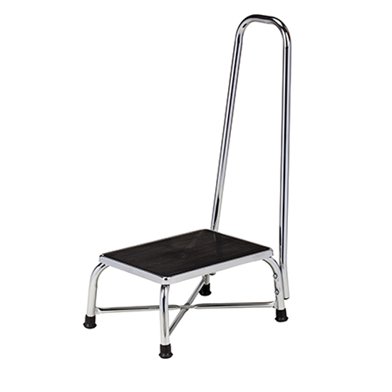 Large Top Bariatric Step Stool with Handrail