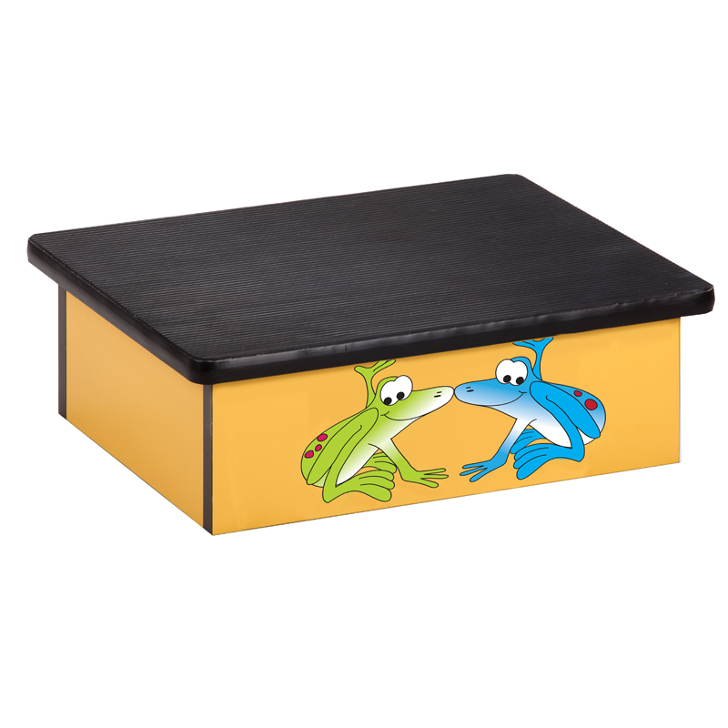 Rainforest Tree Frogs Yellow Laminate Step Stool