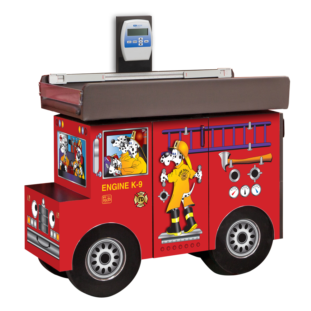 Scale Table/Engine K-9 with Dalmatian Firefighters