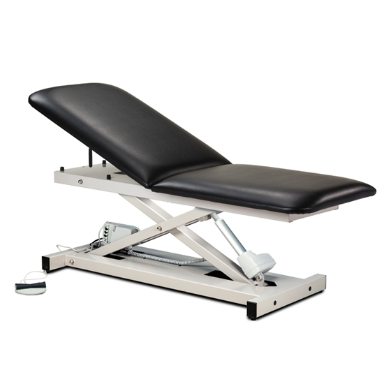 Open Base Power Table with Adjustable Backrest