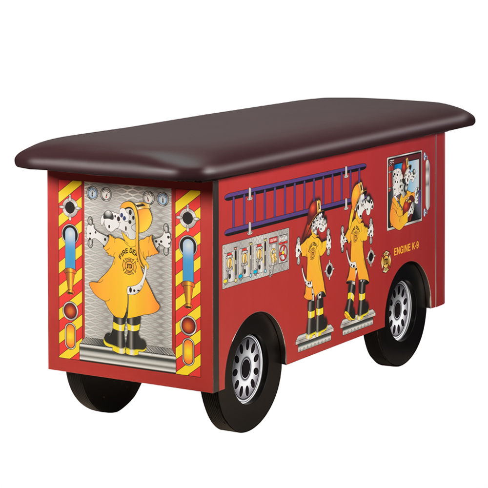 Engine K-9 with Dalmatian Firefighters