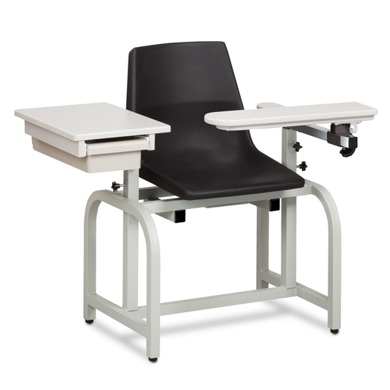 Standard Lab Series, Blood Chair with ClintonClean™ Flip Arm and Drawer