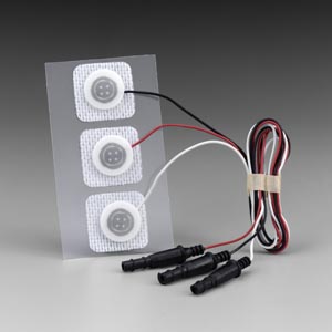 3M Red Dot Infant, 33mm x 22mm, Pre-Wired Radiolucent Electrode