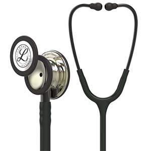 3M Littmann Classic Iii Stethoscope, Champagne CP, Black Tubing