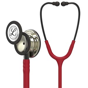 3M Littmann Classic Iii Stethoscope, Champagne CP, Burgundy Tubing