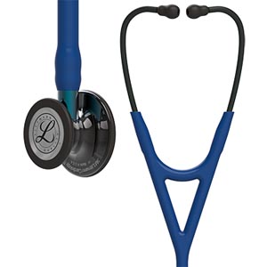 3M Littman Cardiology Iv Stethoscope, Smoke CP, Navy Tubing