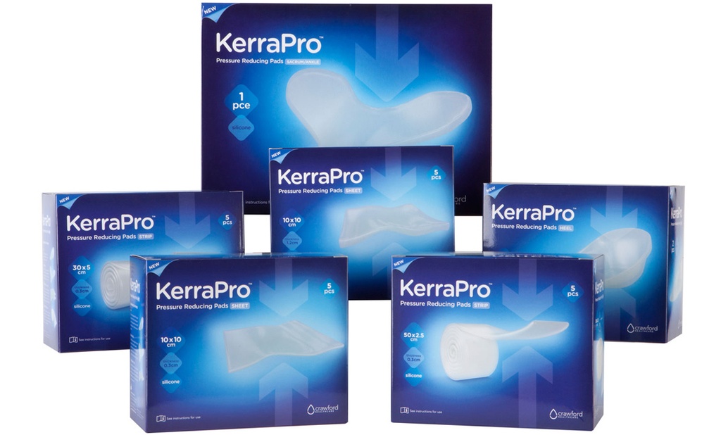 3M Kerrapro Pressure Reducing Pads 10x10x0.3cm 5ct, 32/cs