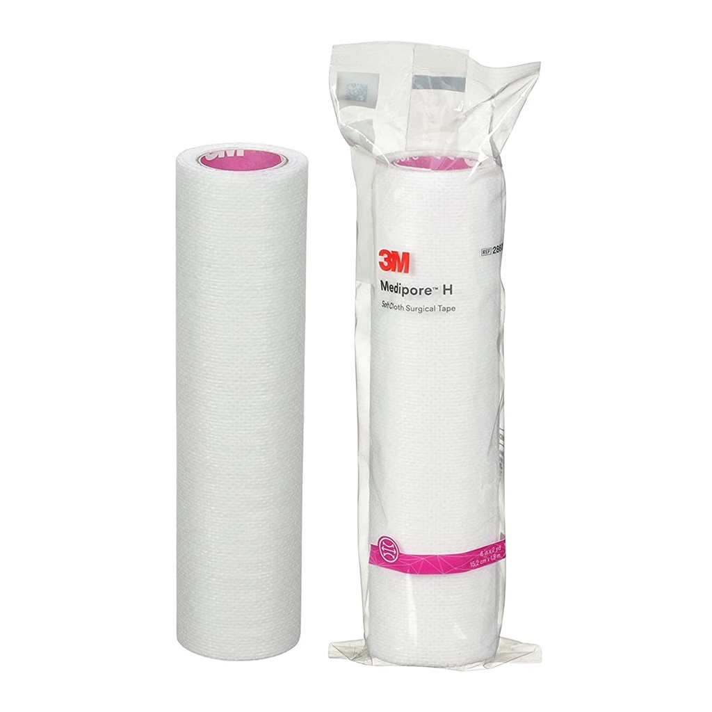 3M Medipore Cloth Surgical Tape 6"x 2 yds, Individually Packaged 16ct