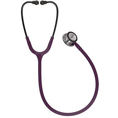 3M Littmann Classic Iii Stethoscope, Mirror CP, Plum Tubing