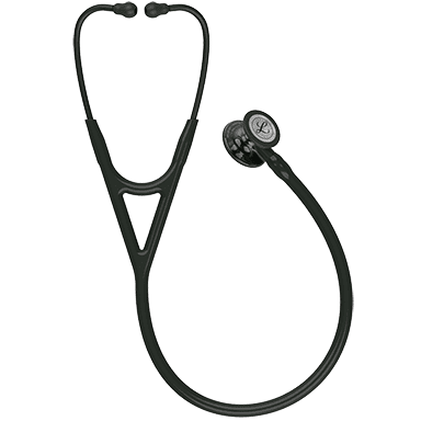3M Littmann Cardiology Iv Stethoscope, Smoke CP, Black Tubing