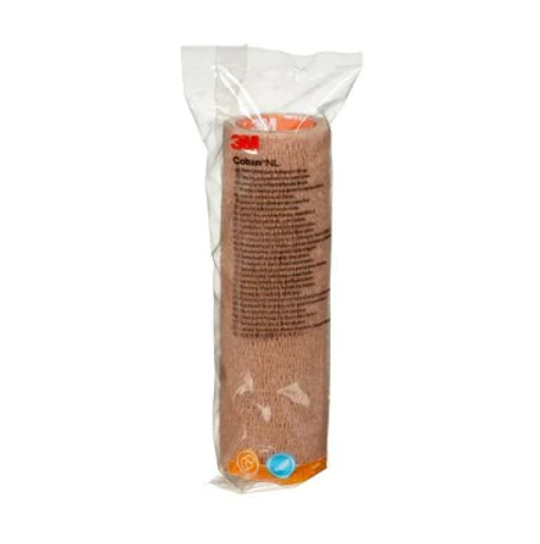 3M Coban Self-Adherent Wrap 4x27" Latex Free, Tan, Non-Sterile 18ct