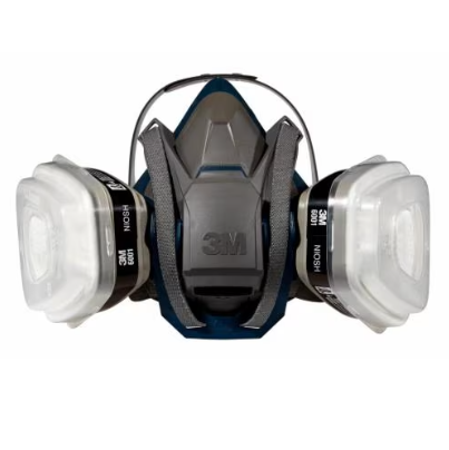 3M Reusable Respirator, Quick Latch Half Facepiece, Medium 10ct