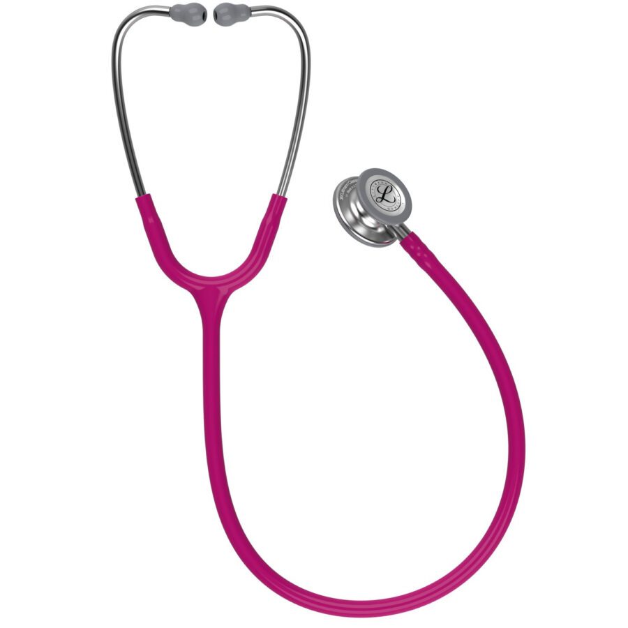 3M Littmann Classic Iii Stethoscope, Standard CP, Raspberry Tubing