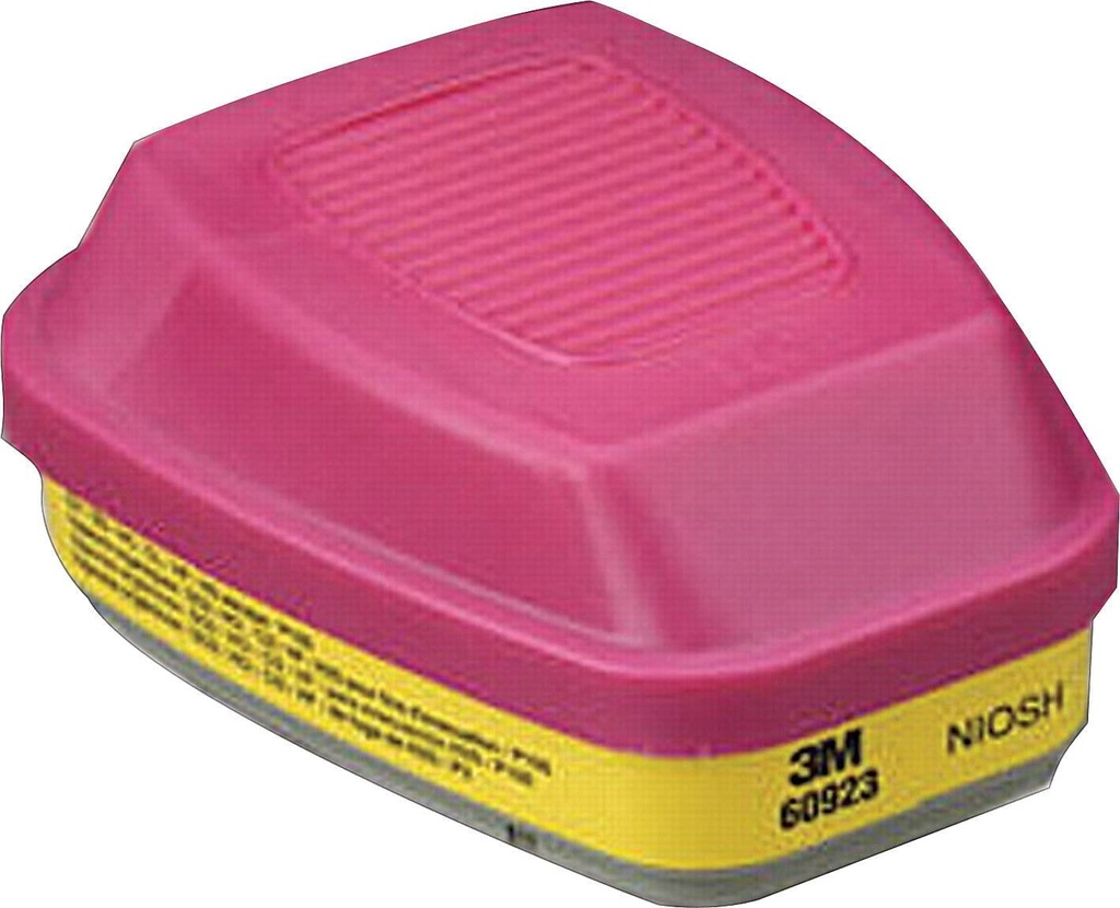 3M Organic Vapor Acid Gas Mask Cartridge Filter, P100, 60ct 60923