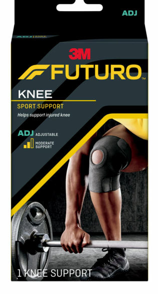 3M Futuro Sport Knee Support, Adjustable, 2ct, 6/cs 09039ENR