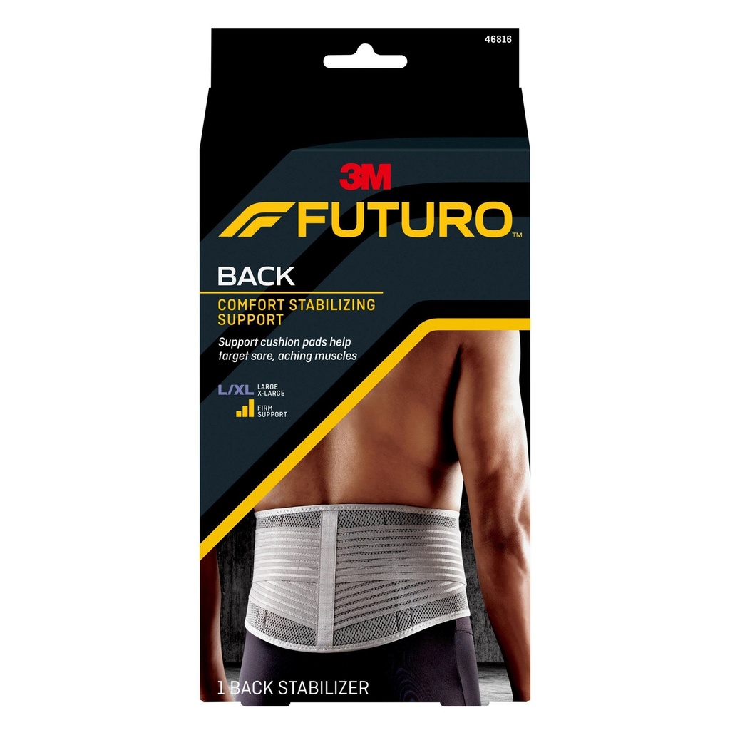 3M Futuro Comfort Stabilizing Back Support, L/ X-L, 2ct 46816ENR