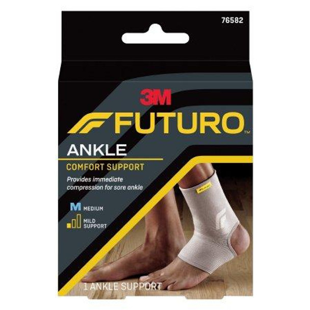 3M Futuro Comfort Ankle Support, Medium, 3ct, 8/cs 76582ENR