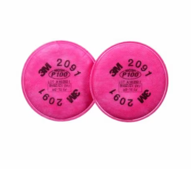 3M Versaflo Particulate Filter, P100, 100ct 2091