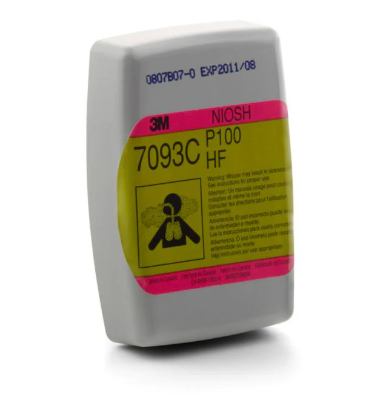 3M Versaflo Hydrogen Fluoride Cartridge/Filter, P100 12ct, 5/cs