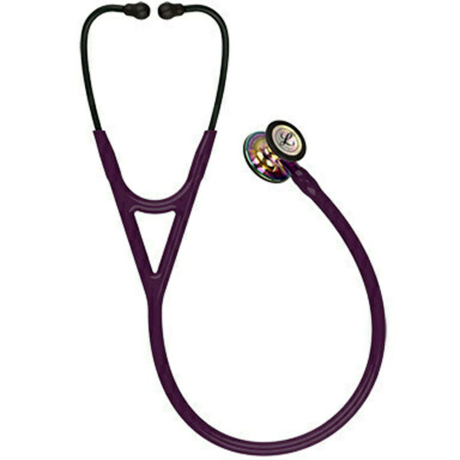 3M Littmann Cardiology IV Stethoscope, Rainbow CP, Plum Tubing