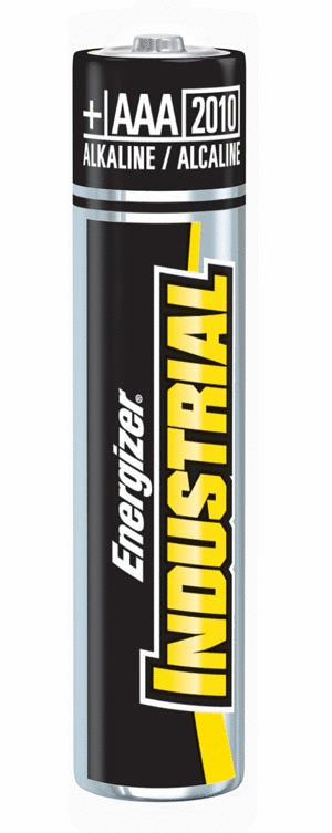 Energizer Battery, Inc. Battery, AAA, Alkaline, Industrial, 24/pk, 6 pk/bx