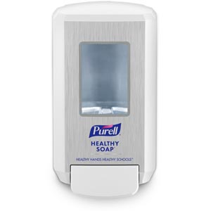 GOJO Industries, Inc. Soap Dispenser, 1200 ml, Push Style, White, 1/cs