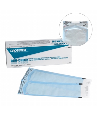 Crosstex International Pouch, 3.5" x 22", 100/bx, 5 bx/cs