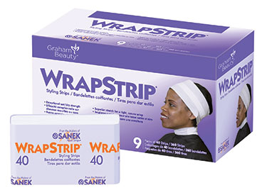 Graham Medical WrapStrip Styling Strips, White, 40/pk, 9pk/bx, 4bx/cs