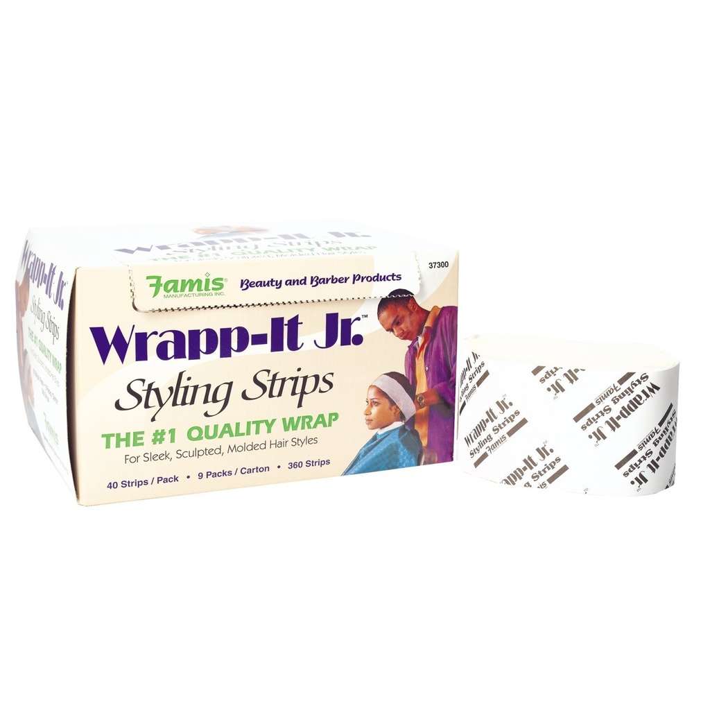 Graham Medical Wrapp-It Jr. Styling Strips, White, 40/pk, 9pk/bx, 4bx/cs