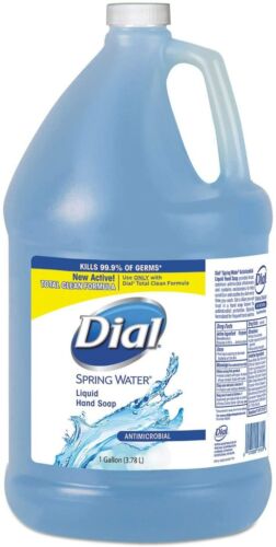Dial Corporation Antimicrobial Liquid Hand Soap, 1 Gallon, 4/cs