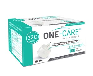 MediVena Pen Needles, 32G x 4mm, Green, 100/bx