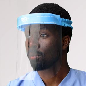 Prestige Ameritech Full Face Shield, Extra Long, 18/bx