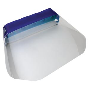 Palmero Full Face Shield, Clear, 8" Length, 24/pk