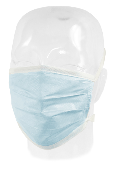 Aspen Surgical Mask, Surgical, Lite & Cool, Horizontal Tie, Blue, 600/cs