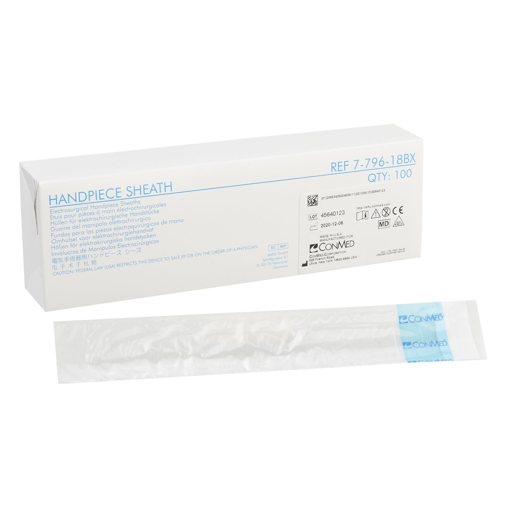 Conmed Corporation Disposable Sheaths, 8", 100/bx, 12 bx/cs