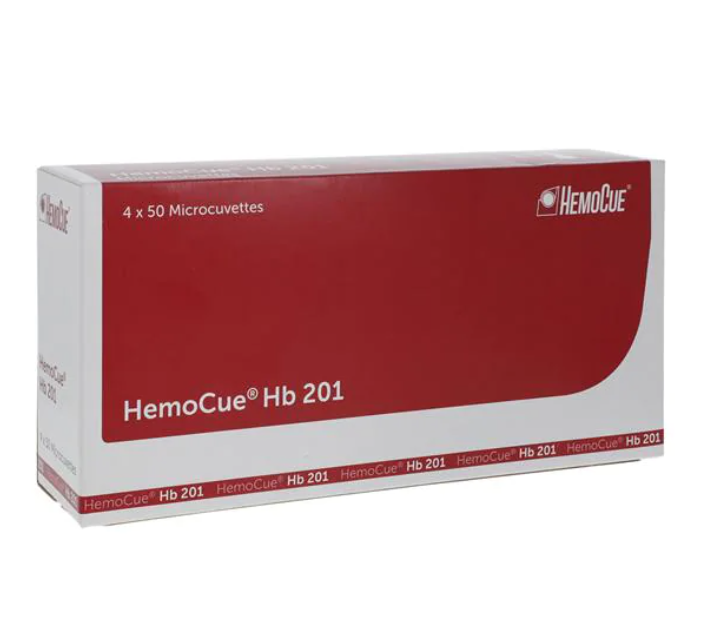 HemoCue America Hb 201 Microcuvettes, 200/bx