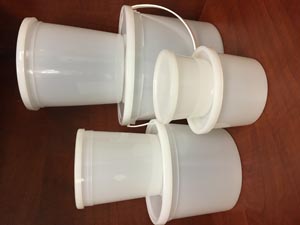GMAX Industries, Inc. Container with Lid and Handle, 174 oz, 25/cs