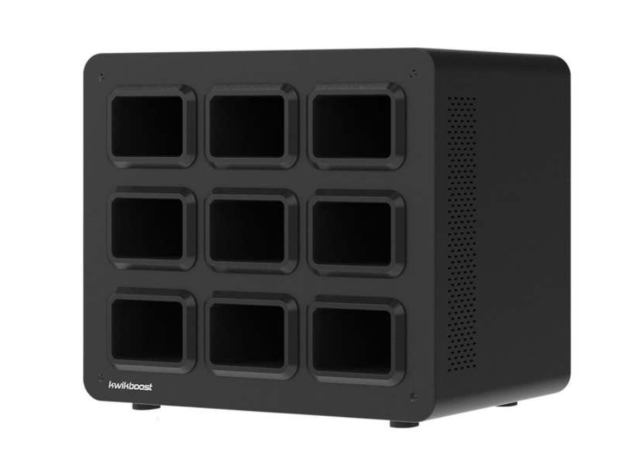 Luxor KwikBoost EdgePower 9-Bay Base Charging Station