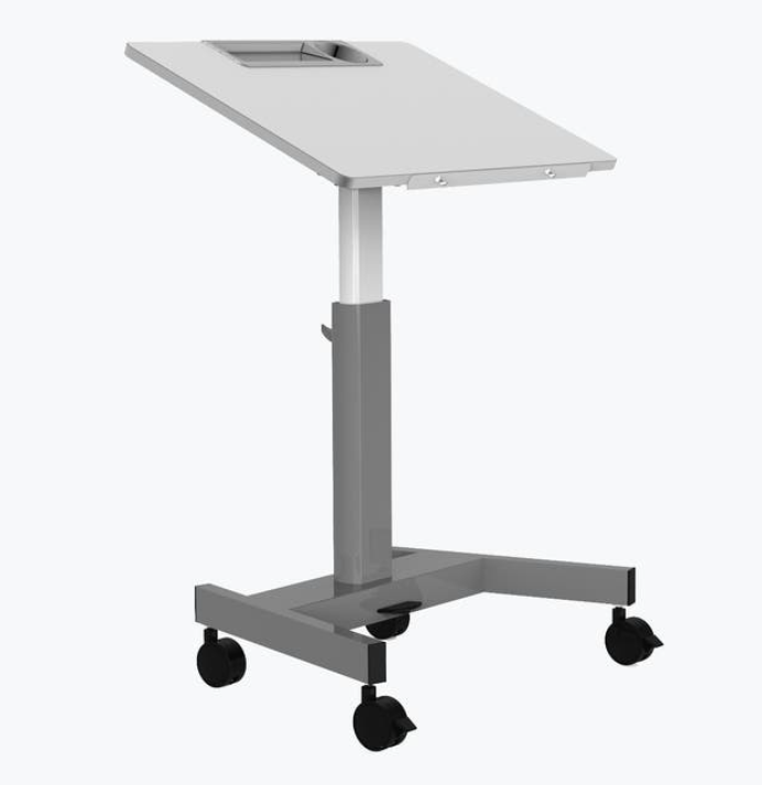 Luxor Pneumatic Adjustable Height Flip Top Student Desk