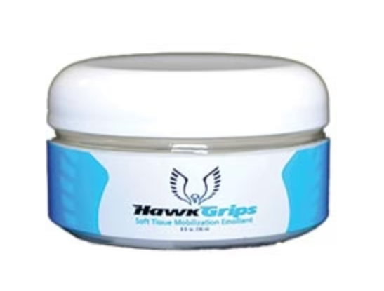 HawkGrips Soft Tissue Emollient, Vanilla, 8oz Jar, 24/cs